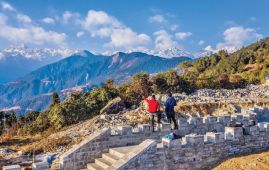 Helambu building 60km Himalayan Great Trail
