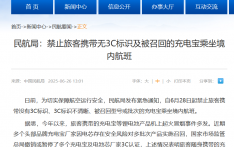 民航局“3C禁令”引发充电宝行业格局重塑
