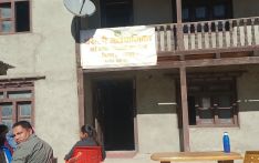 Humla locals climb trees to find mobile signals