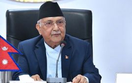 PM Oli congratulates Nepali footballers for victory against Bhutan