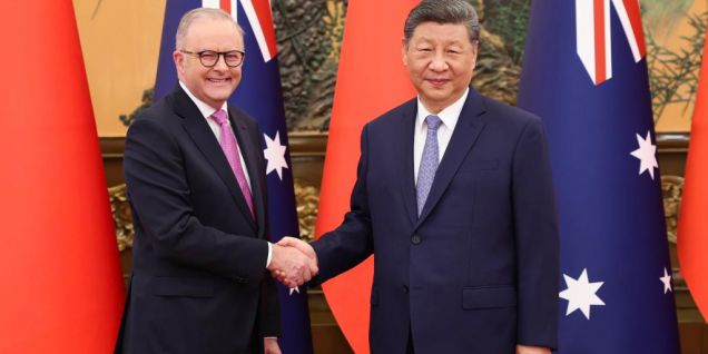 Xi meets Australian PM in Beijing