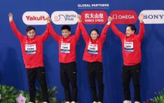 China secures diving mixed team gold at World Aquatics Championships