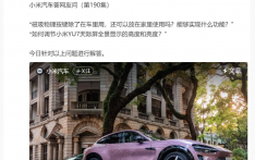 小米汽车磁吸物理按键已接入米家，还可以放在家里使用