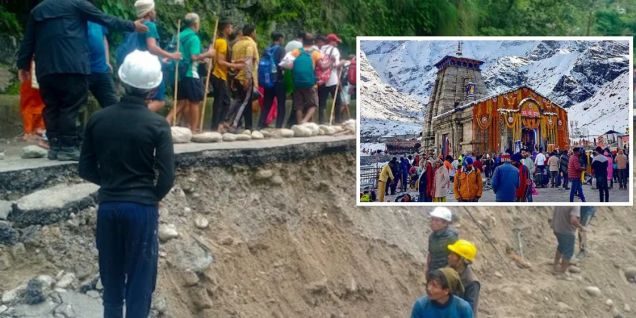 भारतमा वर्षाको कहर : बिहारमा १७ लाख मानिस प्रभावित, केदारनाथ यात्रा बन्द