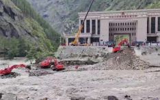 Works to build Bailey bridge begin in Rasuwagadhi