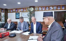 DPM Paudel, World Bank Vice President Zutt meet