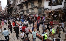 भक्तपुरमा इन्द्रजात्रा सुरु