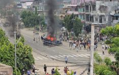 चन्द्रनिगाहपुरमा प्रदर्शनकारीले प्रहरीको गाडी जलाए, गोली प्रहार