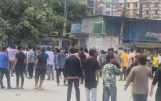 कर्फ्युका बिच टेकुदेखि कलंकीसम्मै प्रदर्शन, बल्खुको पुलिस बिट तोडफोड