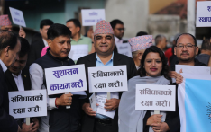 संविधान दिवसको अवसरमा माइतीघरमा वृहत् शान्ति र्याली