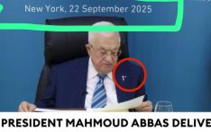 巴勒斯坦总统阿巴斯佩戴的“钥匙”徽章，被以色列“盯上”了