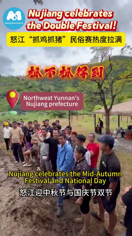 Nujiang folks catch chicks, piggies for festive air