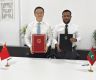驻马尔代夫大使孔宪华与马建设、住房和基础设施部长穆特塔利布签署援马道路重建项目立项换文 