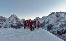 Five, including US Embassy's Public Affairs Chief and Heli Captain, scale Lobuche Peak
