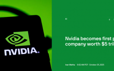 英伟达成全球首家市值突破5万亿美元上市公司