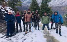 फसेका पर्यटकको उद्धारमा तालिमप्राप्त टोली परिचालन