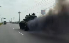 画面曝光！台陆军操演CM-11坦克狂喷黑烟被戏称“乌贼”