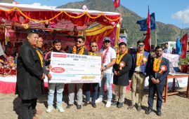 धवलागिरि गाउँपालिका स्तरीय राष्ट्रपति रनिङ शिल्ड प्रतियोगिता सुरु