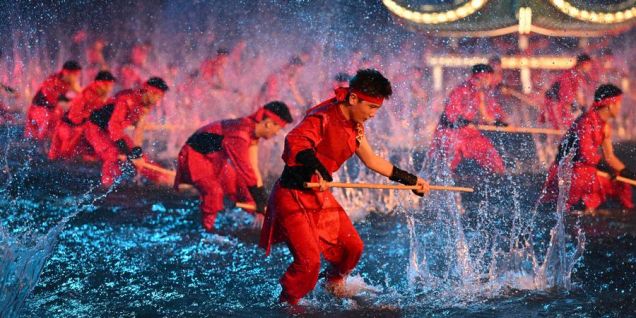 China's first cross-boundary National Games open with splendor, unity