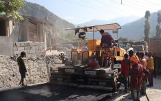 मालढुङ्गा–बेनी सडकको लस्ती–बेनी खण्डमा कालोपत्रे सुरु