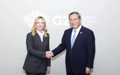 李强会见意大利总理梅洛尼