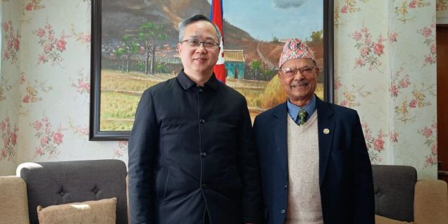 陈松大使拜会尼泊尔农业部长 双方强调深化农业合作