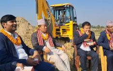 पूर्वाधार विकास कार्यालय मोरङको भवन शिलान्यास