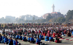 世界冥想日活动在加德满都举行