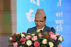 “世界的非遗”喜马拉雅非遗文创推介会：尼泊尔手工艺联合会主席拉宾德拉·夏基亚发言