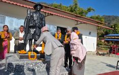 भिक्टोरिया क्रस विजेता रानाको सालिक स्थापना