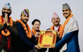 १३औँ राष्ट्रिय पोशाक तथा अन्तर्राष्ट्रिय टोपी दिवसमा पत्रकार भोजराज थापा सम्मानित