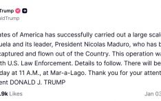 美国“闪击”委内瑞拉时间线：三个多小时后宣布抓到马杜罗