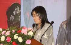 “世界的非遗”喜马拉雅非遗文创推介会：青海民族大学校企国际协同育人基地代表魏亚琼发言