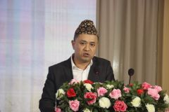 “世界的非遗”喜马拉雅非遗文创推介会：尼泊尔国家馆代表迪克苏介绍非遗产品种类和特色