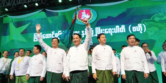 USDP leads Myanmar vote count
