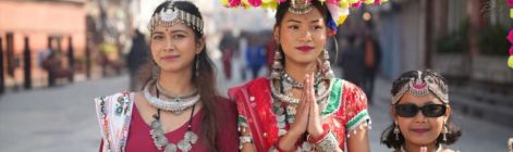 加德满都图迪凯尔洋溢节日氛围 塔鲁与马加尔族共庆Maghi节