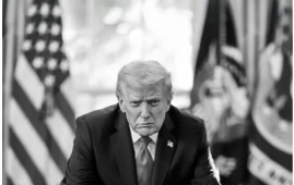 特朗普发布黑白照自称“关税之王”