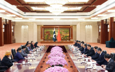 中国全国人大常委会委员长与巴基斯坦议会议长举行会谈