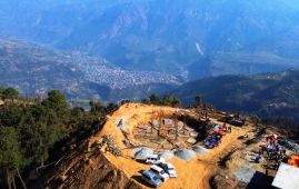 ‘ब्लु हिल’मा पर्यटकीय पूर्वाधार निर्माण गरिँदै