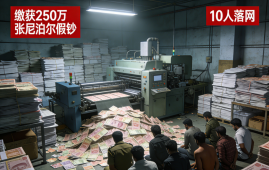 印度突袭跨境假币工厂 缴获250万张尼泊尔假钞 10人落网