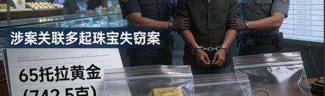 加德满都警方打掉连环盗窃嫌犯 缴获 65 托拉黄金 涉案关联多起珠宝失窃案