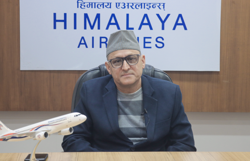 Vijaya Shrestha vice president of Himalaya Airlines - interview 