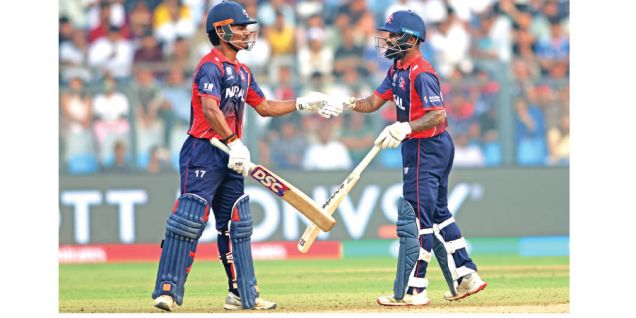 Nepal fall agonisingly short against England in T20 World Cup thriller
