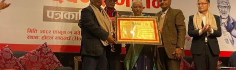 尼泊尔柯绍·什雷斯塔荣获2026年度“德文德拉·高塔姆新闻奖”