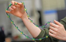 Biodegradable beads make Mardi Gras greener