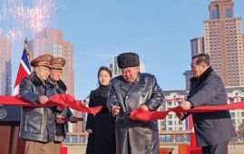 NKorea opens homes for war victims