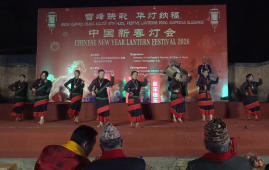 【视频】中国新春灯会开幕式：尼泊尔舞蹈Dhimay Pyakhan