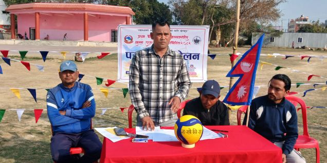 कोहलपुरमा खुला पुरुष भलिबल प्रतियोगिता हुँदै