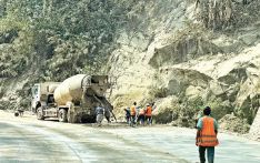 Narayangadh-Butwal road work speeds for election