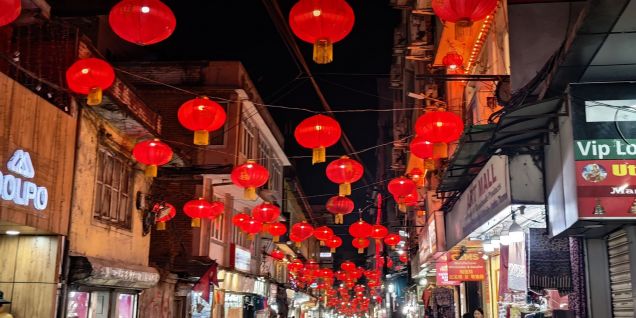 通讯：尼泊尔帕坦灯会、泰米尔大红灯笼映照下的中国新年文化盛景